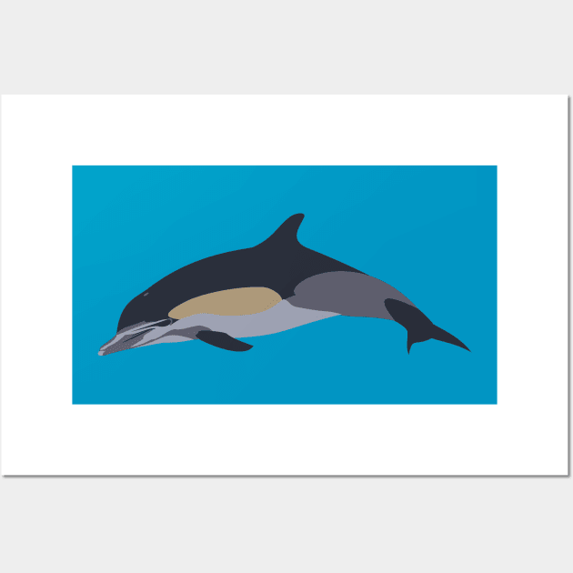 Common Dolphin Wall Art by stargatedalek